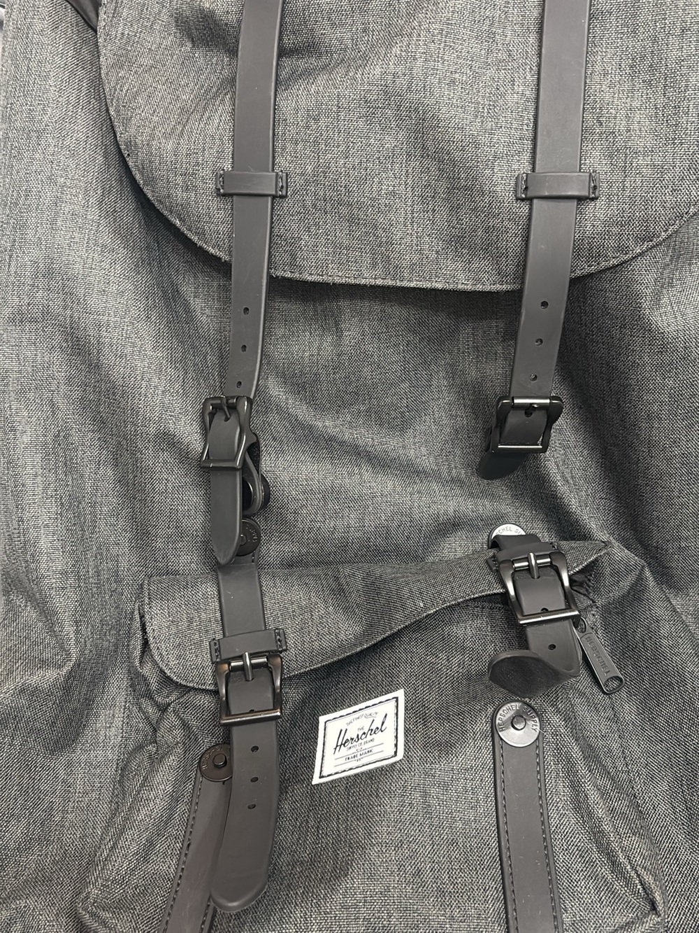 Herschel Little America Raven Crosshatch/Black – Classic Discontinued Version